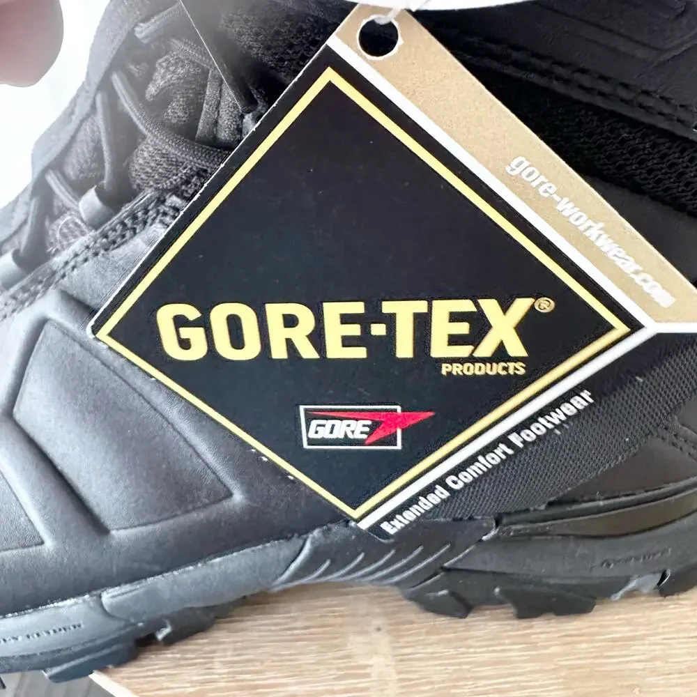 Haix Black Eagle Leather Tactical Safety Combat Boots Goretex NWT Men 8.5 US - Picture 13 of 15